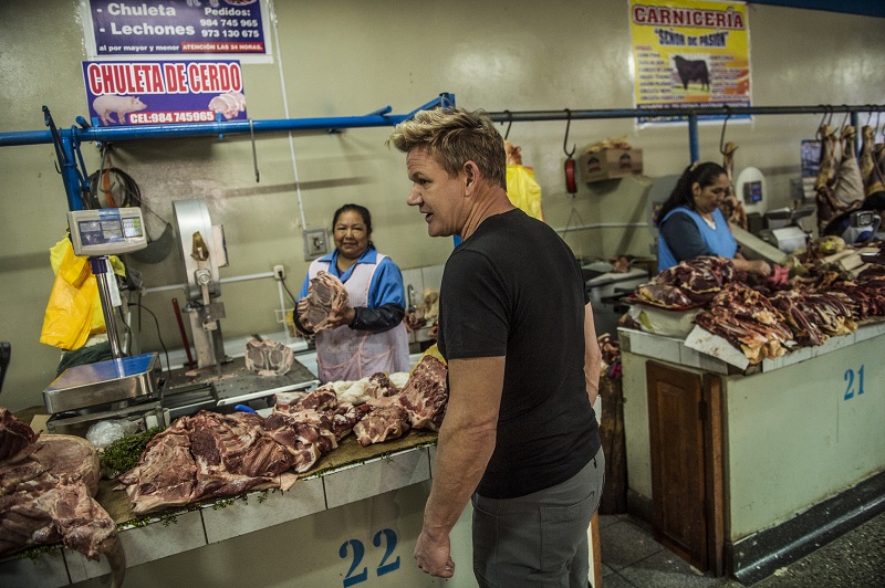 cuales son las aventuras culinarias de gordon ramsay en peru