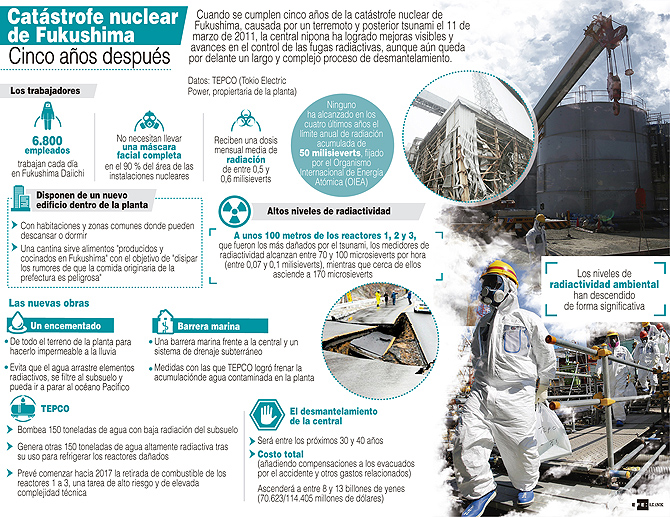 Cuáles son los efectos del accidente de Fukushima y sus preguntas