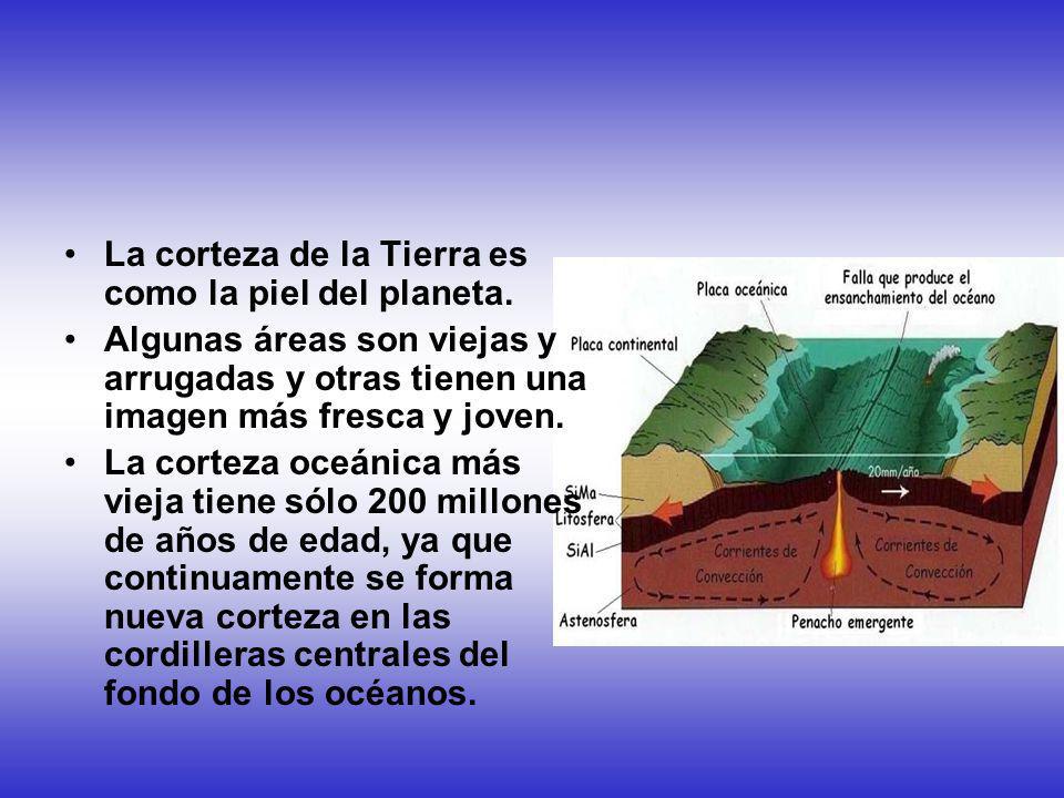 que es la corteza oceanica y cuales son sus caracteristicas