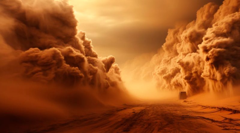 que son las tormentas de arena y como afectan al medio ambiente